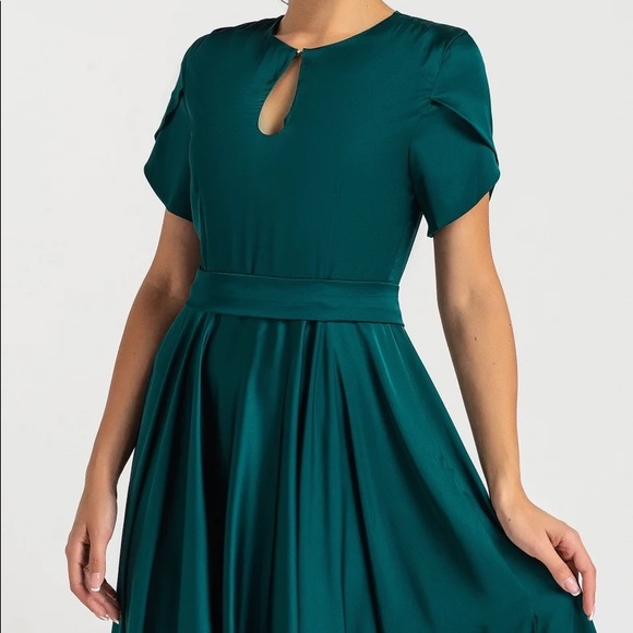 Fit and flare maxi dress size 12, mother of the bride - Picture 4 of 6